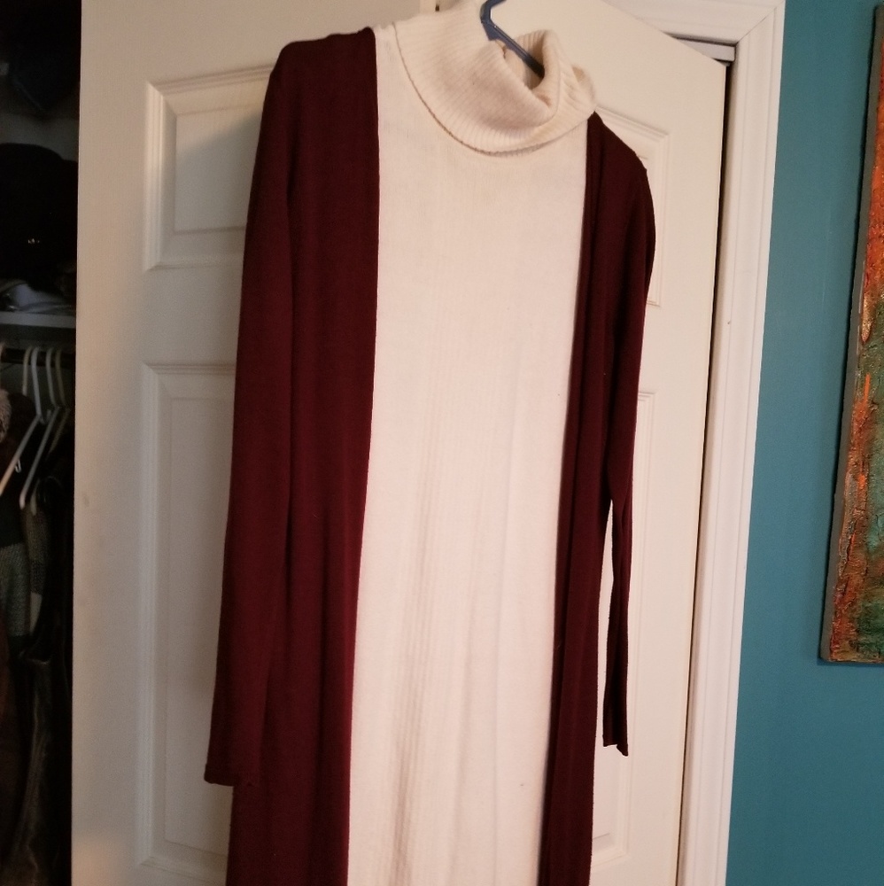 White House Black Market Sweater and Cardigan